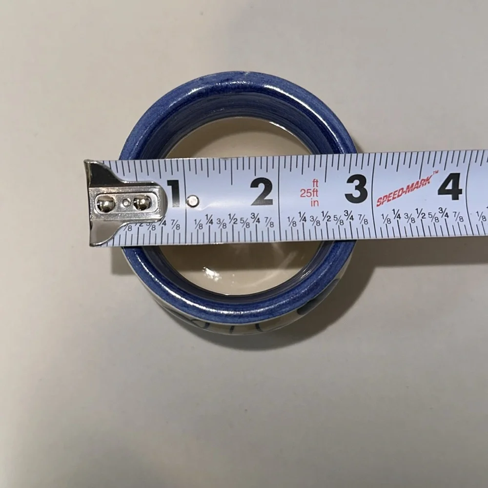 KNESSETH DENISONS Handmade and Signed Ceramic Pottery Vase 3”